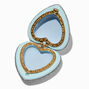 Bling Baby Blue Heart Jewelry Holder,