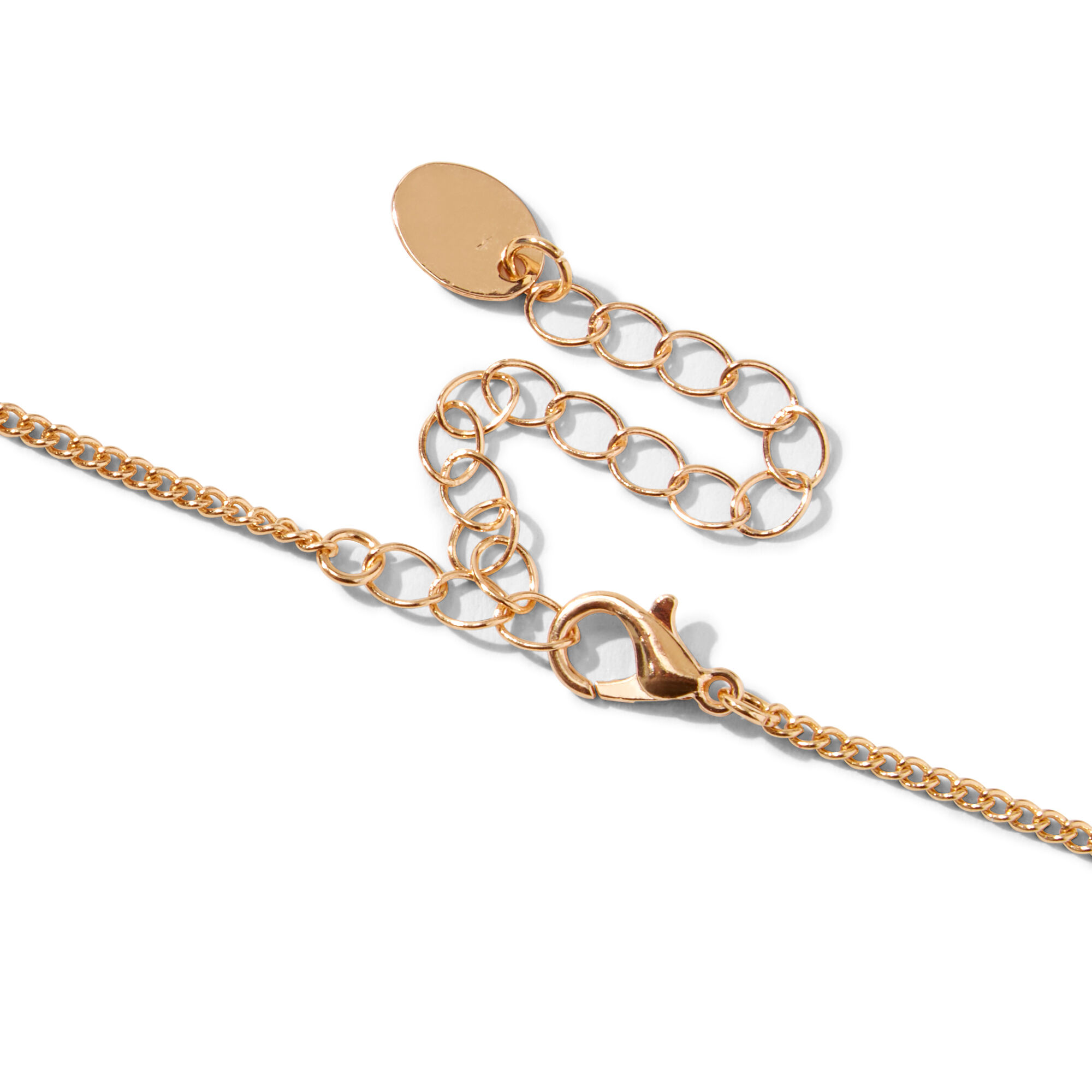Pirate Skulls Gold Pendant Necklace,