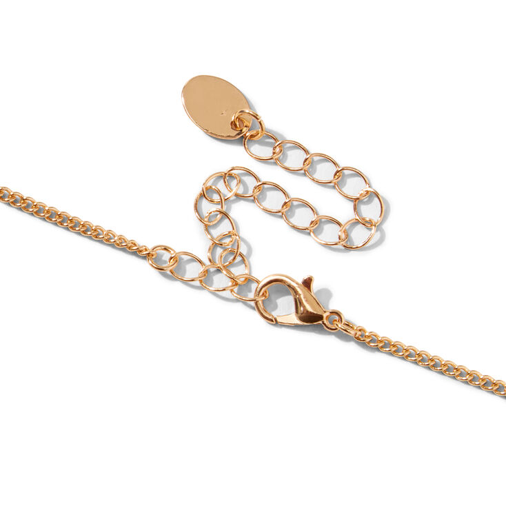 Pirate Skulls Gold Pendant Necklace,