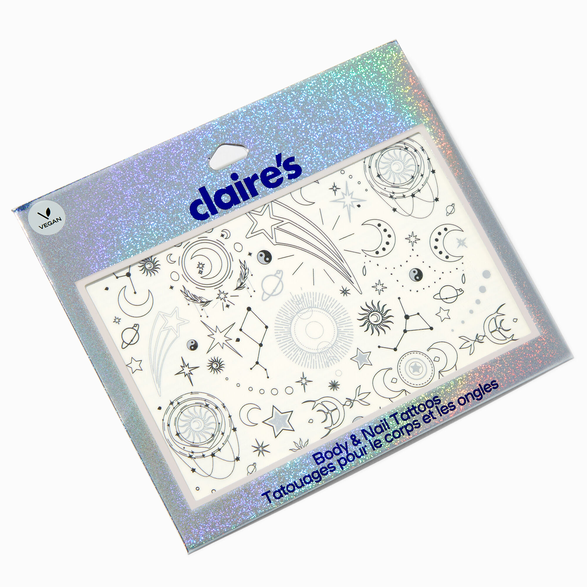 View Claires Celestial Mini Vegan Body Nail Stickers information