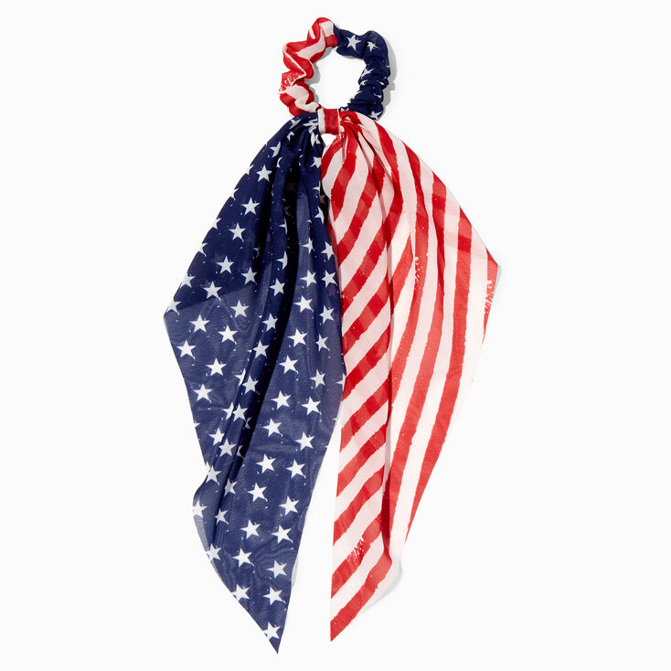 Stars &amp; Stripes Hair Scrunchie Scarf,