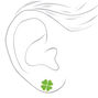Silver Lucky Stud Earrings - 3 Pack,