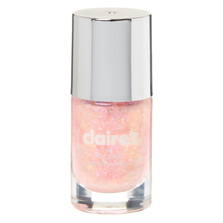 Iridescent Shimmer Nail Polish - Pink,
