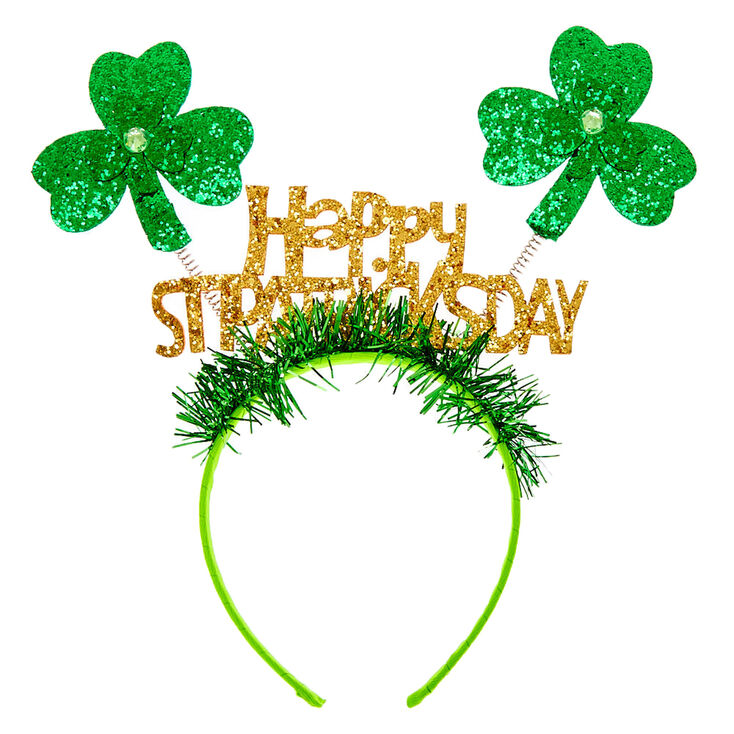 Happy St. Patrick&#39;s Day Deely Bopper Headband - Green,