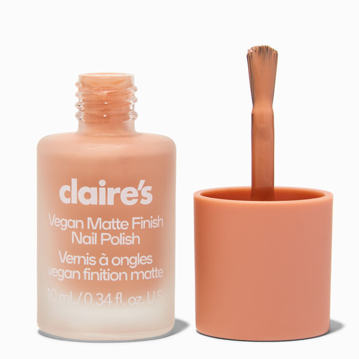 Matte Effect Vegan Nail Polish - Cookie Butter,