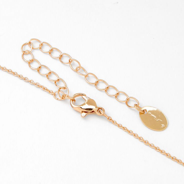 Gold Glitter Heart Locket Pendant Necklace,