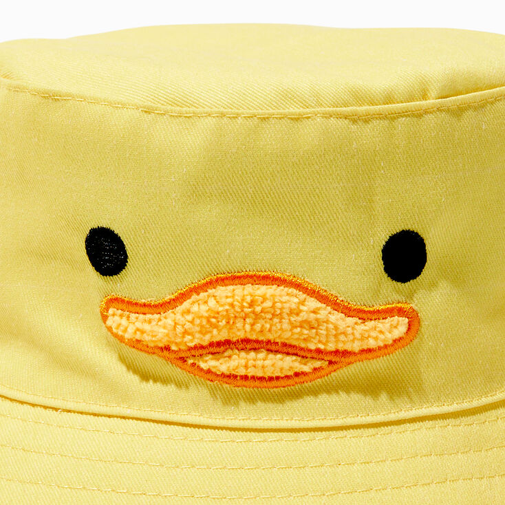 Terry Cloth Duck Yellow Bucket Hat