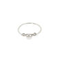 Anneaux couleur argent&eacute; et clou piercing cartilage - Lot de 3,