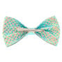 Holographic Diamond Stamped Bow Hair Clip,