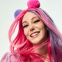 MeganPlays&trade; Claire&#39;s Exclusive Pink &amp; Purple Pom Pom Headband,