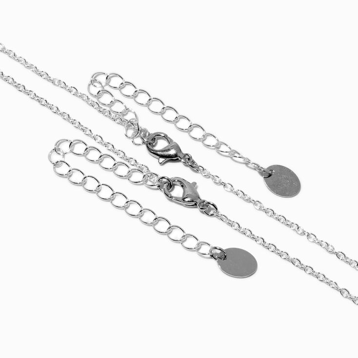 Best Friends Bacon &amp; Egg Split Heart Pendant Necklaces - 2 Pack,