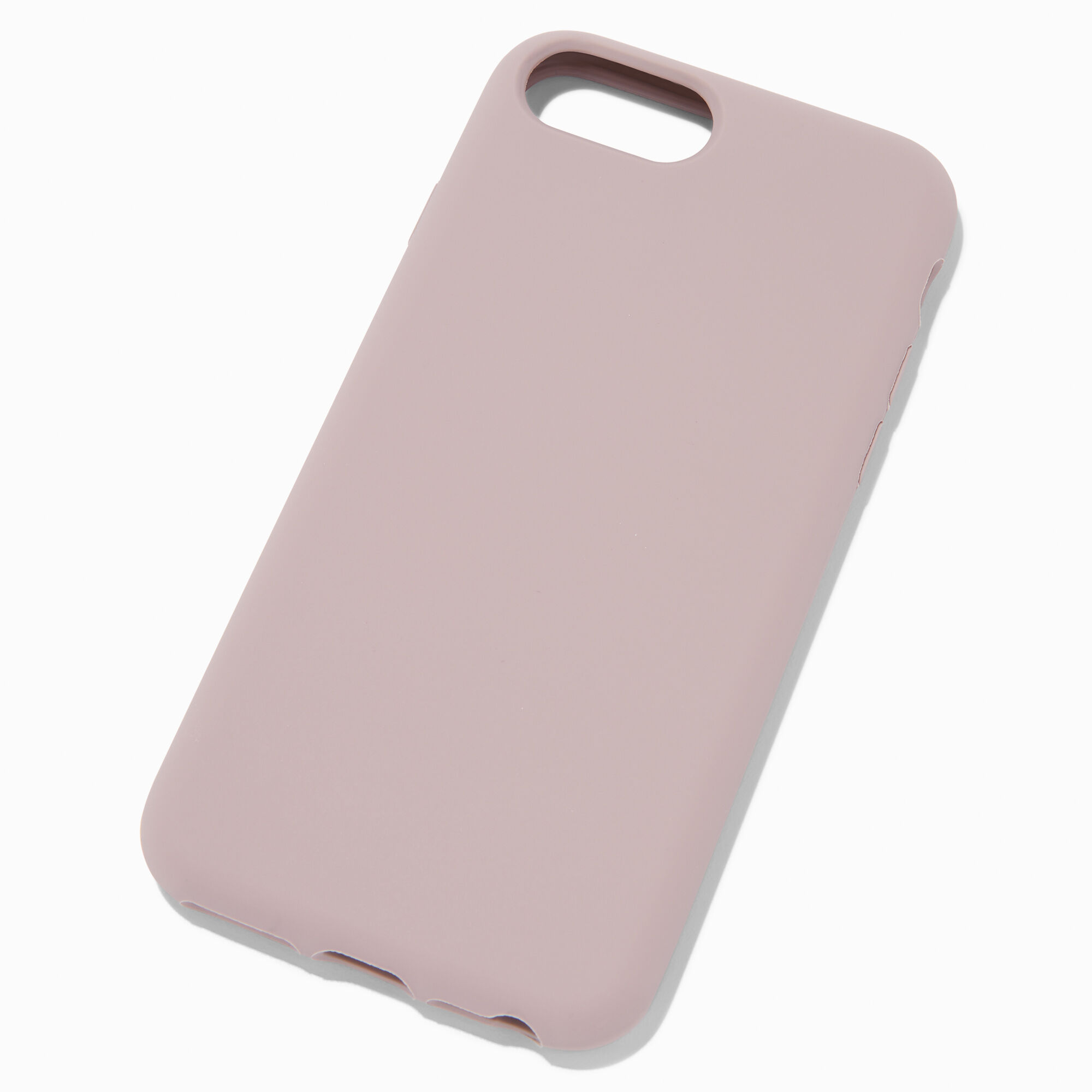 View Claires Solid Silicone Phone Case Fits Iphone 678 Se Mauve information