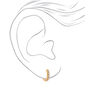18kt Gold Plated 10MM Embellished Hoop Earrings,