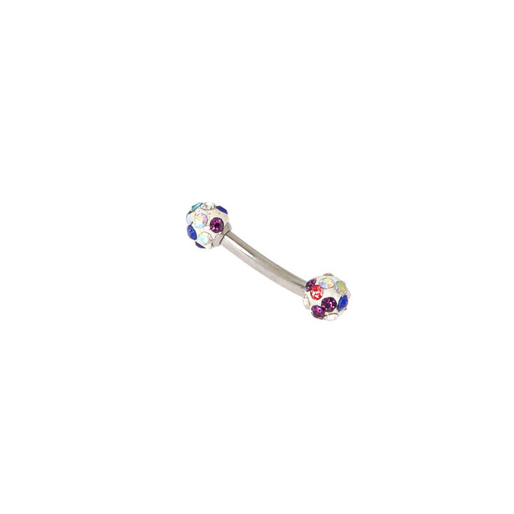 16G Rainbow Fireball Rook Earring,