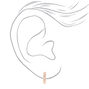 Rose Gold Earrings Set - 9 Pack,