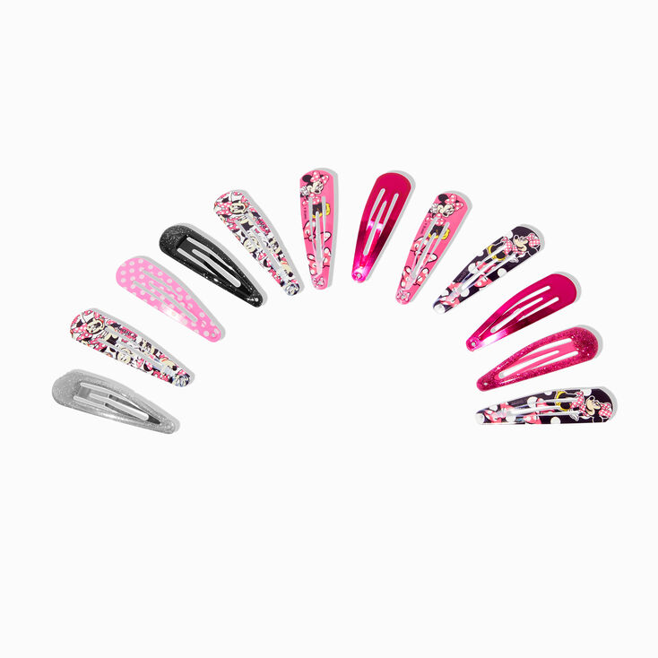 Disney Minnie Mouse Snap Hair Clips - 12 Pack,