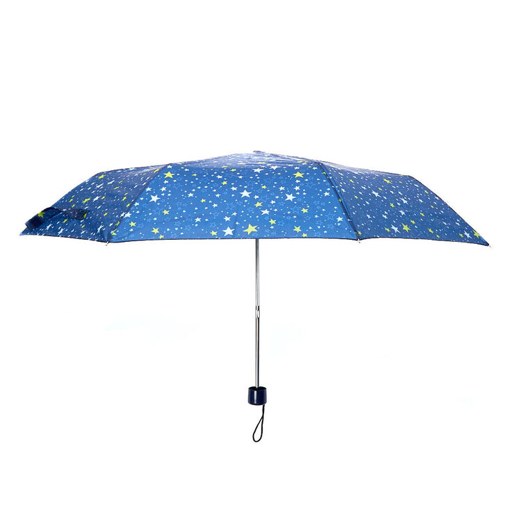 Parapluie &eacute;toiles bleu marine,