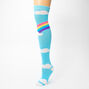 Rainbow and Clouds Over the Knee Socks,