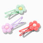 Pastel Daisy Snap Hair Clips &#40;6 Pack&#41;,
