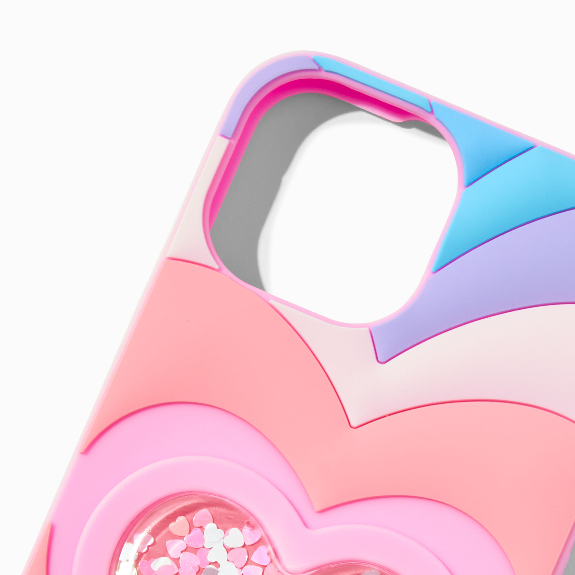 Coque de protection pour portable silicone cœur qui bat shaker - Compatible avec iPhone® 13/14/15,
