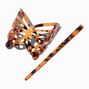 Natural Tortoiseshell Butterfly Acrylic Hair Pin,