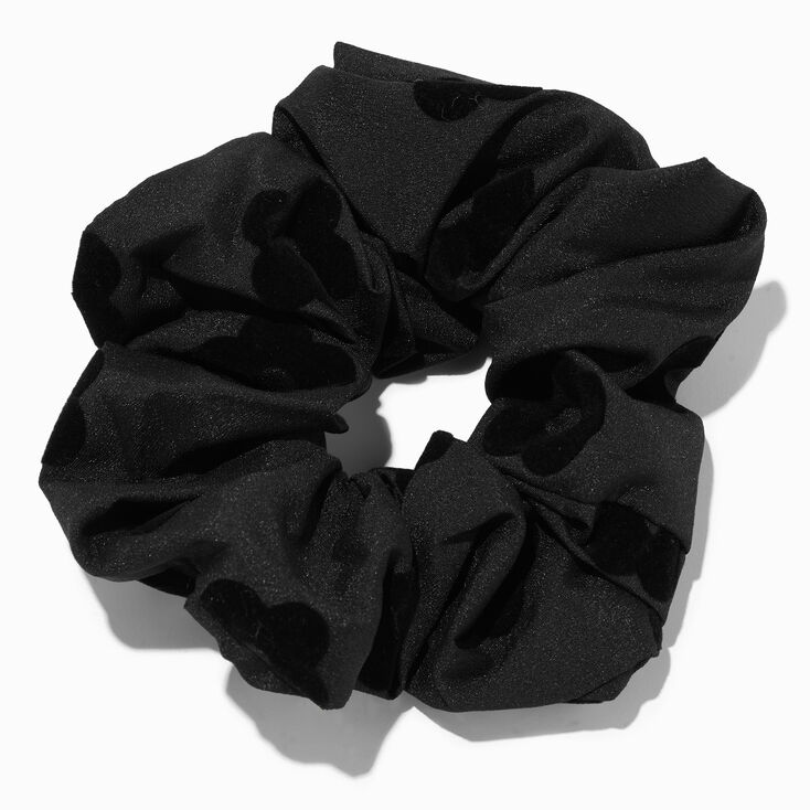 Black Sparkle Giant Hair Scrunchie,