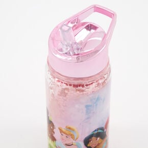 Disney Princess Glitter Water Bottle &ndash; Pink,