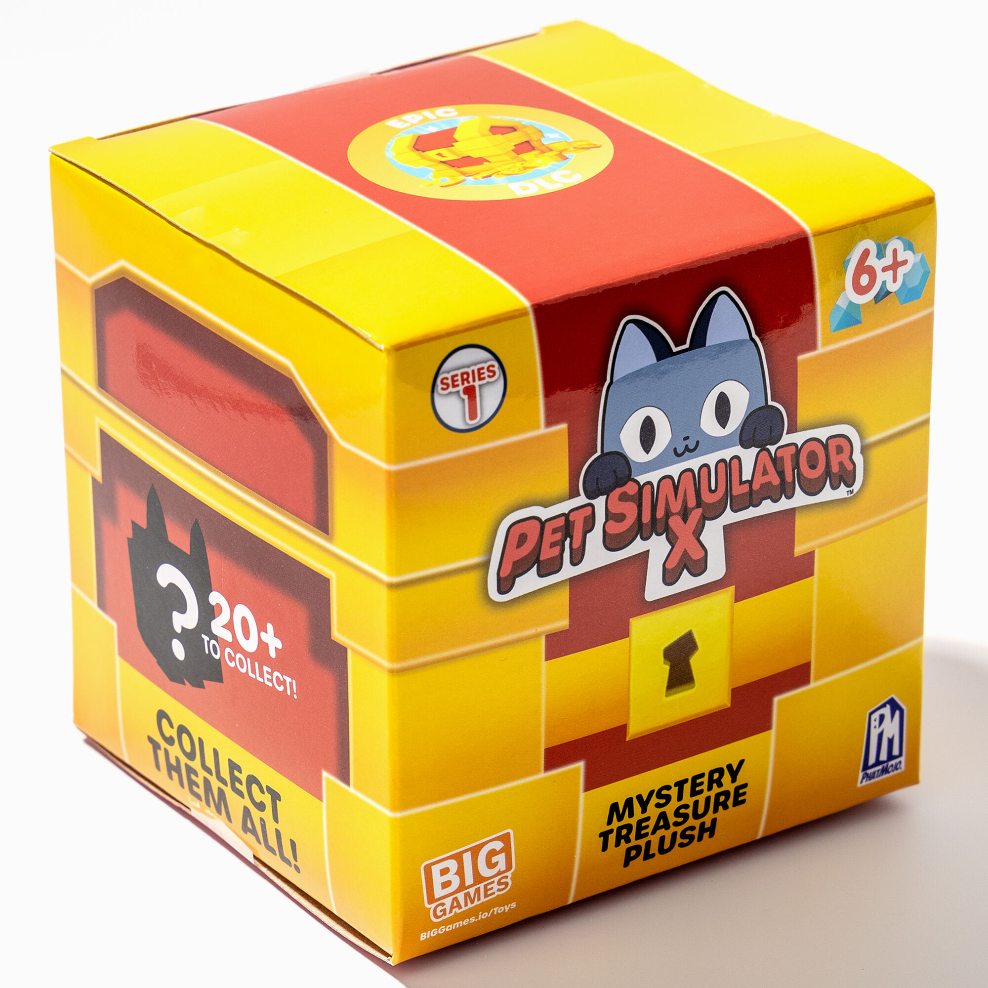 PET SIMULATOR X - Mystery Pet Treasure Plush w/ Name Tag (One Randomized  Collectible Plush, Series 1) [Includes DLC]