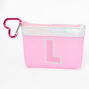 Pink Initial Coin Purse - L,