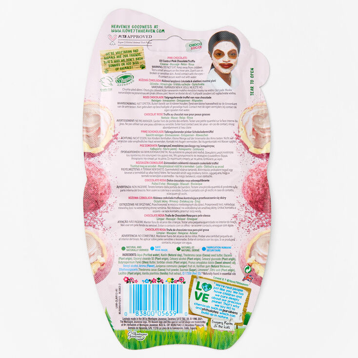 7th Heaven Pink Chocolate Truffle Oil Control Moisture Mask,