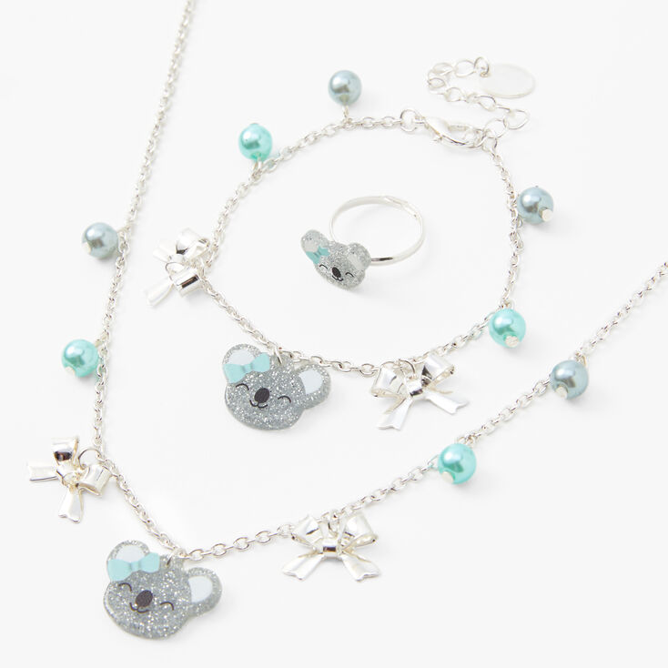 Claire's Club Silver Sea Shell Jewelry Set - 3 Pack