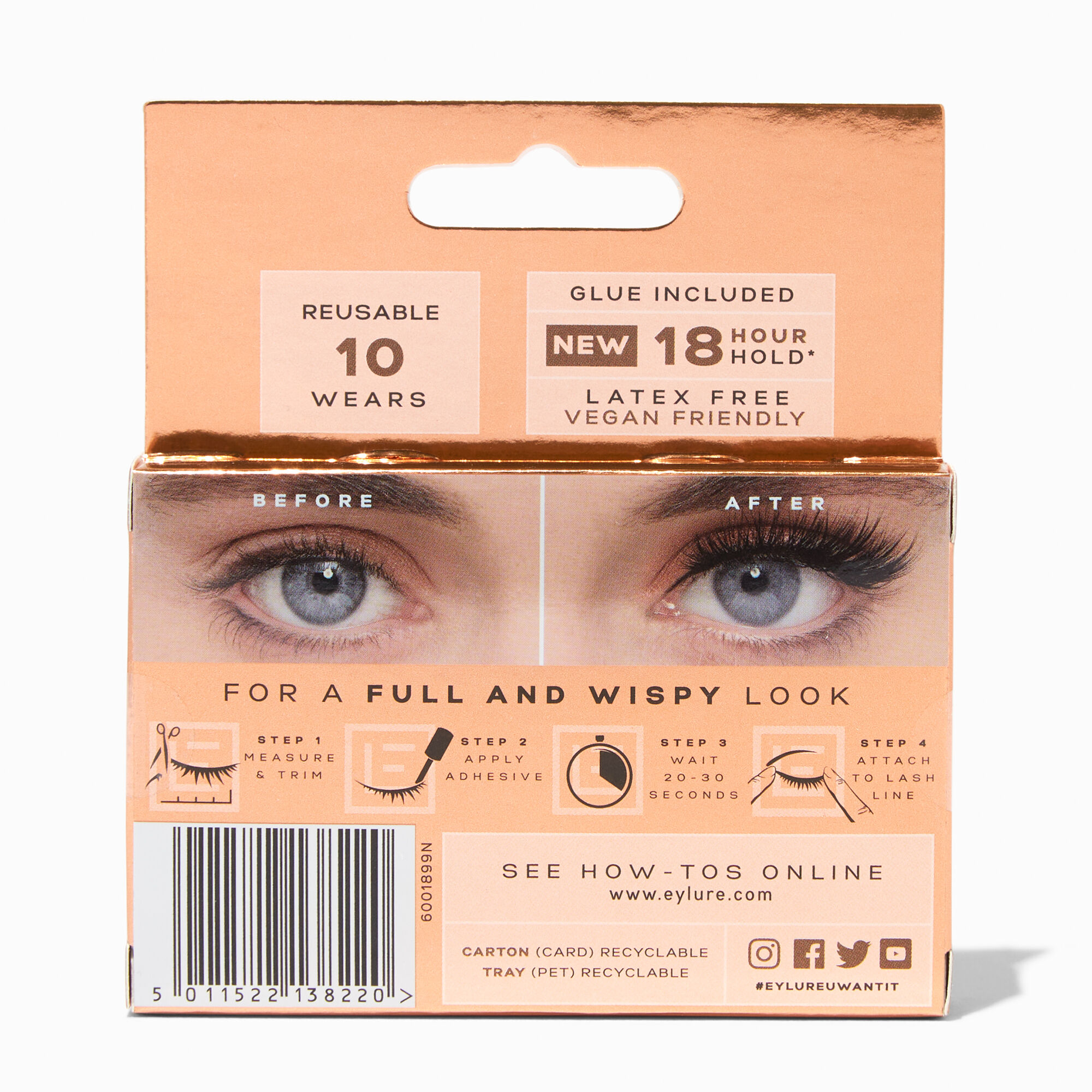 Eylure Most Wanted Faux Mink Eyelashes - U Want It,