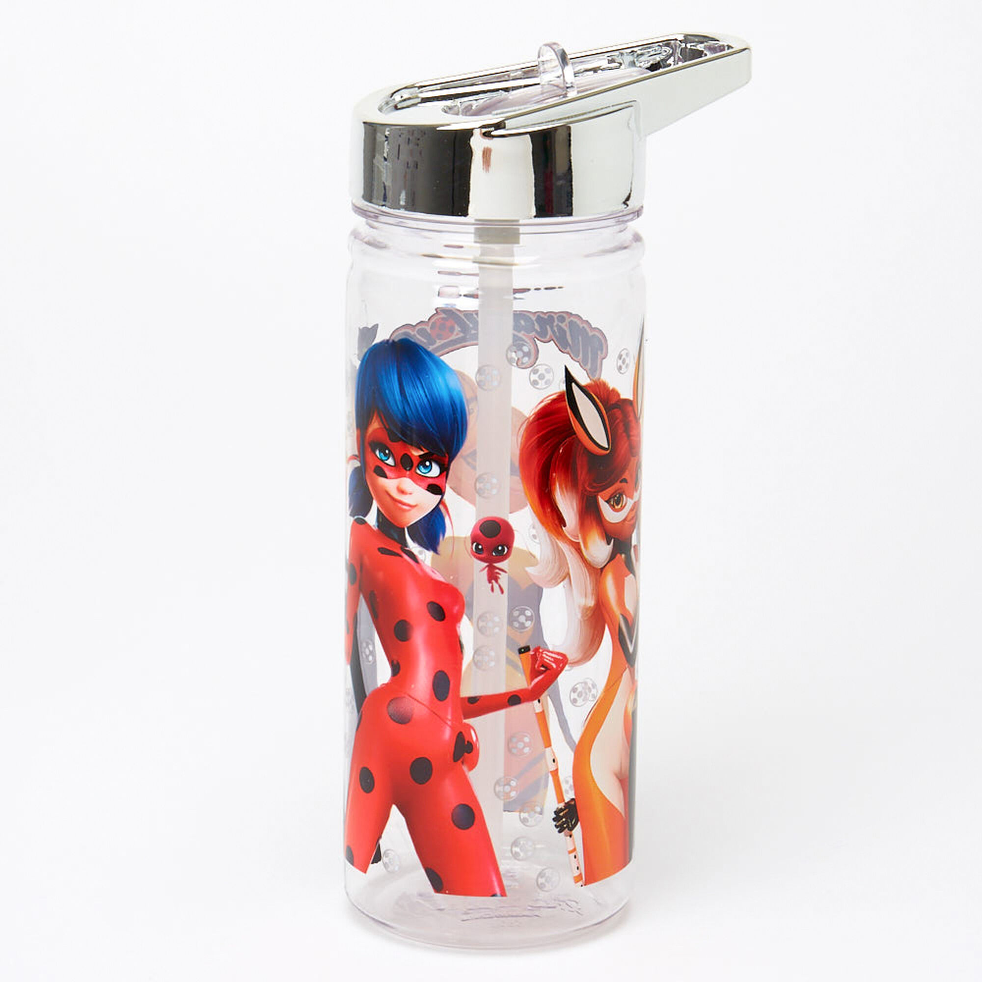 View Claires Miraculous Water Bottle Silver information