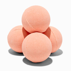 Peach Fruit Bag Bath Bombs - 4 Pack,