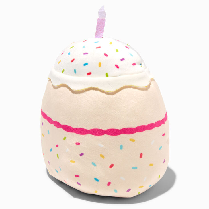 Squishmallows&trade; Claire&#39;s Exclusive 8&quot; Birthday Vanilla Sprinkle Cupcake Plush Toy,