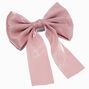 Mauve Sheer Hair Bow Clip,