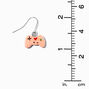 Pink Gamer 0.5&quot; Drop Earrings,