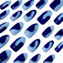Blue Swirl Stiletto Vegan Faux Nail Set - 24 Pack,