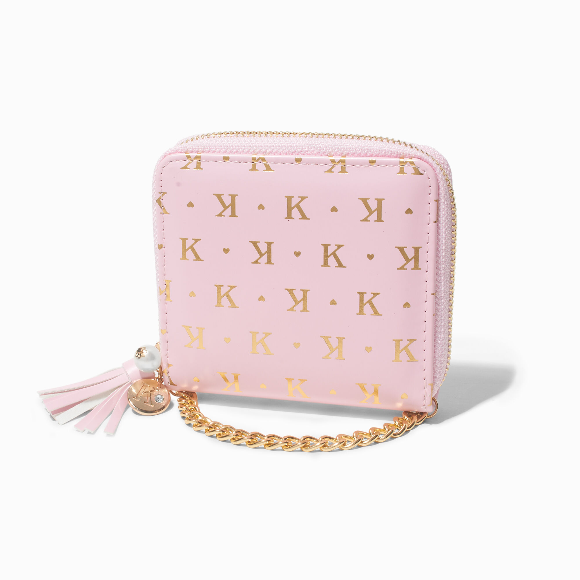 View Claires en Initial ChainStrap Wallet K Gold information