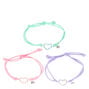 Pastel Heart Stretch Friendship Bracelets - 3 Pack,