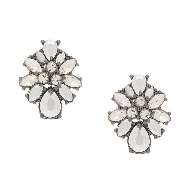 Claire's Clous d'oreille ornés couleur hématite