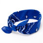 Paisley Bandana Headwrap - Royal Blue,