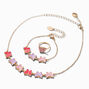 Claire&#39;s Club Gold-tone Connected Butterfly Jewelry Set - 3 Pack,
