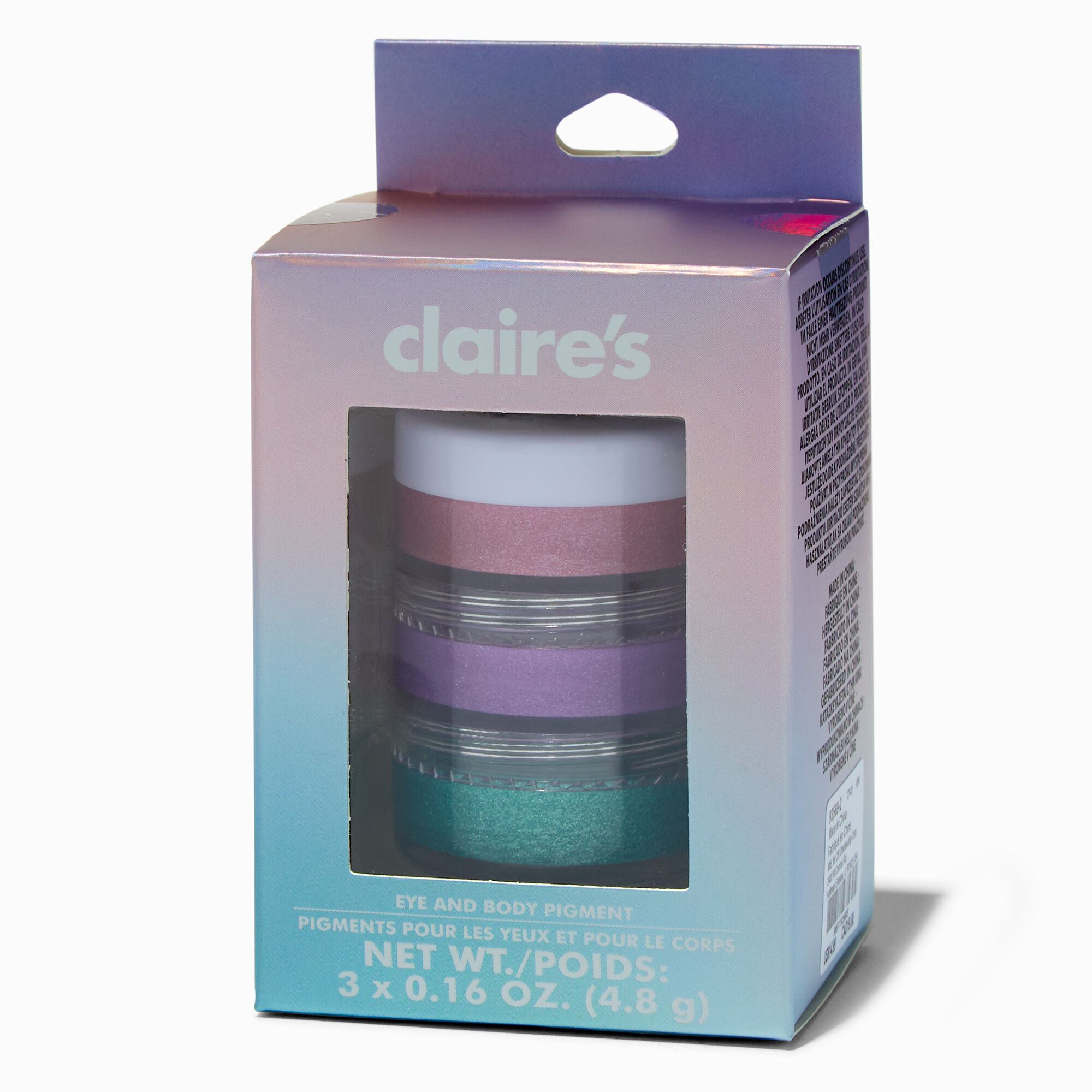 View Claires Pastel Eye Body Pigment Stack 3 Pack Pink information