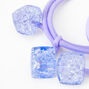 Purple Speckle Hair Ties - 2 Pack,