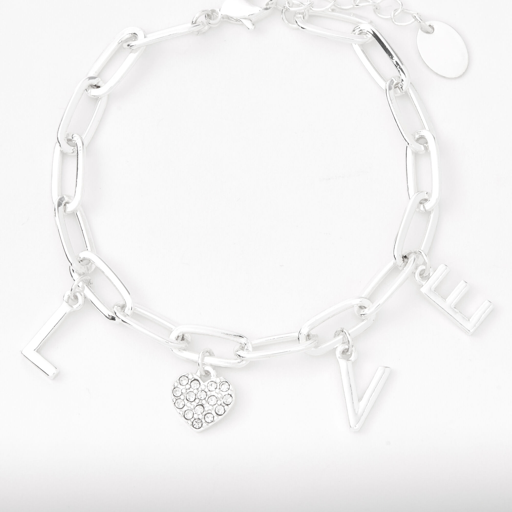 Gold Multi Charm Chain Link Bracelet  Icing US