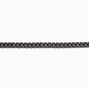 Hematite 3MM Curb Chain Link Bracelet,