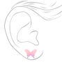 Pastel Ombr&eacute; Glow In the Dark Butterfly Stud Earrings,