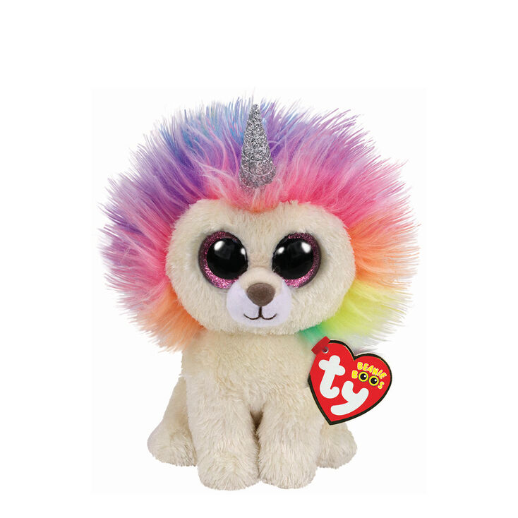 Petite peluche Layla la lionne arcenciel de Ty Beanie Boo Claire