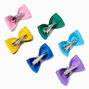 Claire&#39;s Club Bright Gem Hair Bow Clips - 6 Pack,